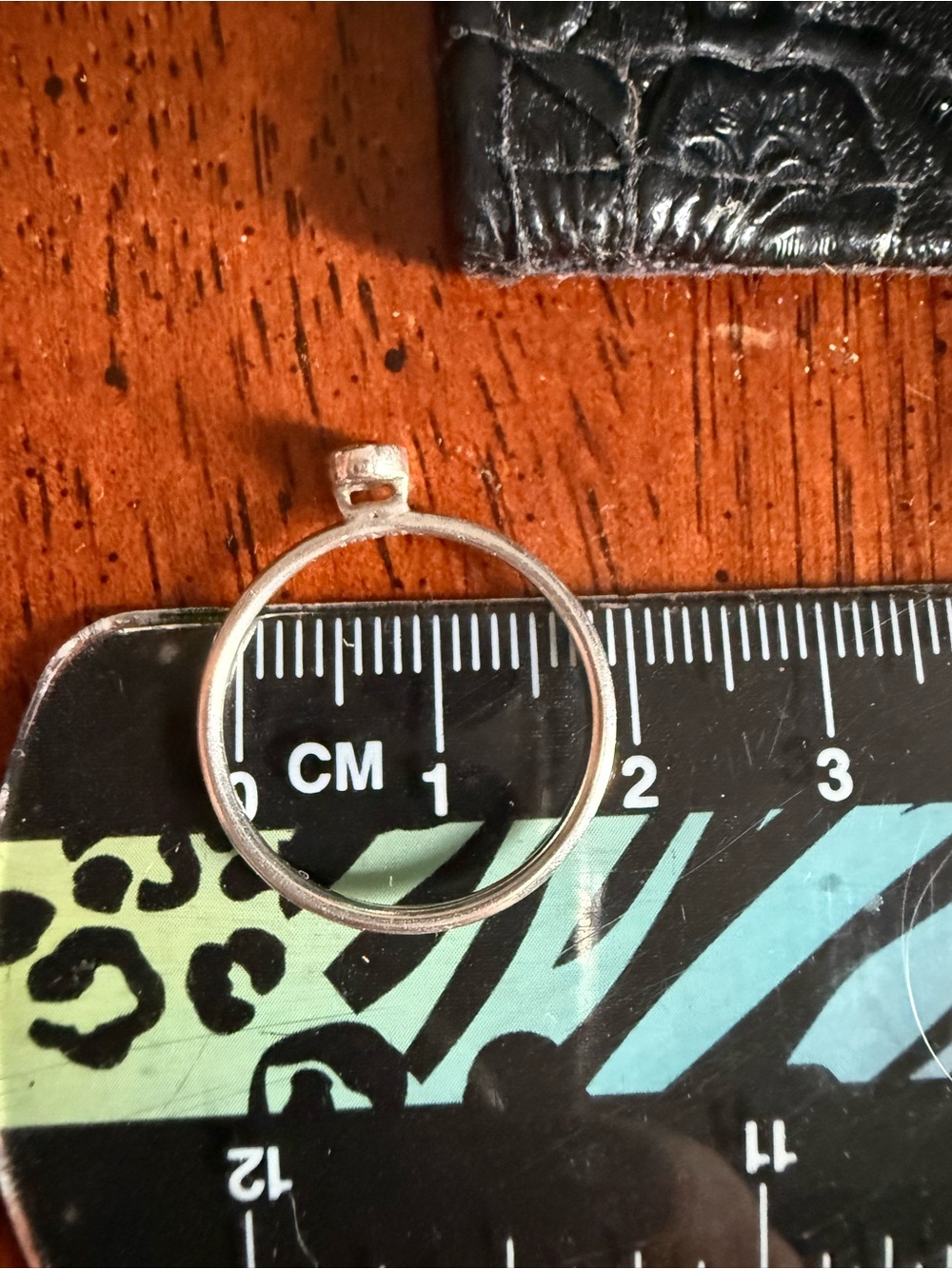 Silpada February Birthstone Sterling Silver Dainty Stackable Ring Size 8 - Picture 3 of 6
